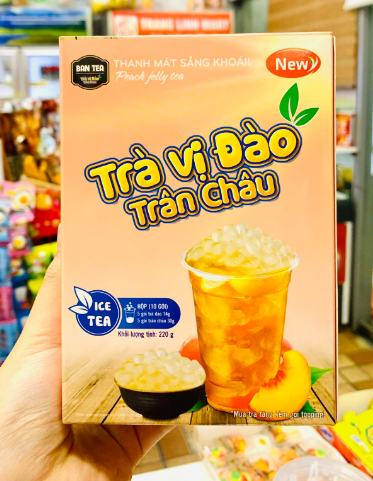 Trà đào trân châu Ban Tea 220g